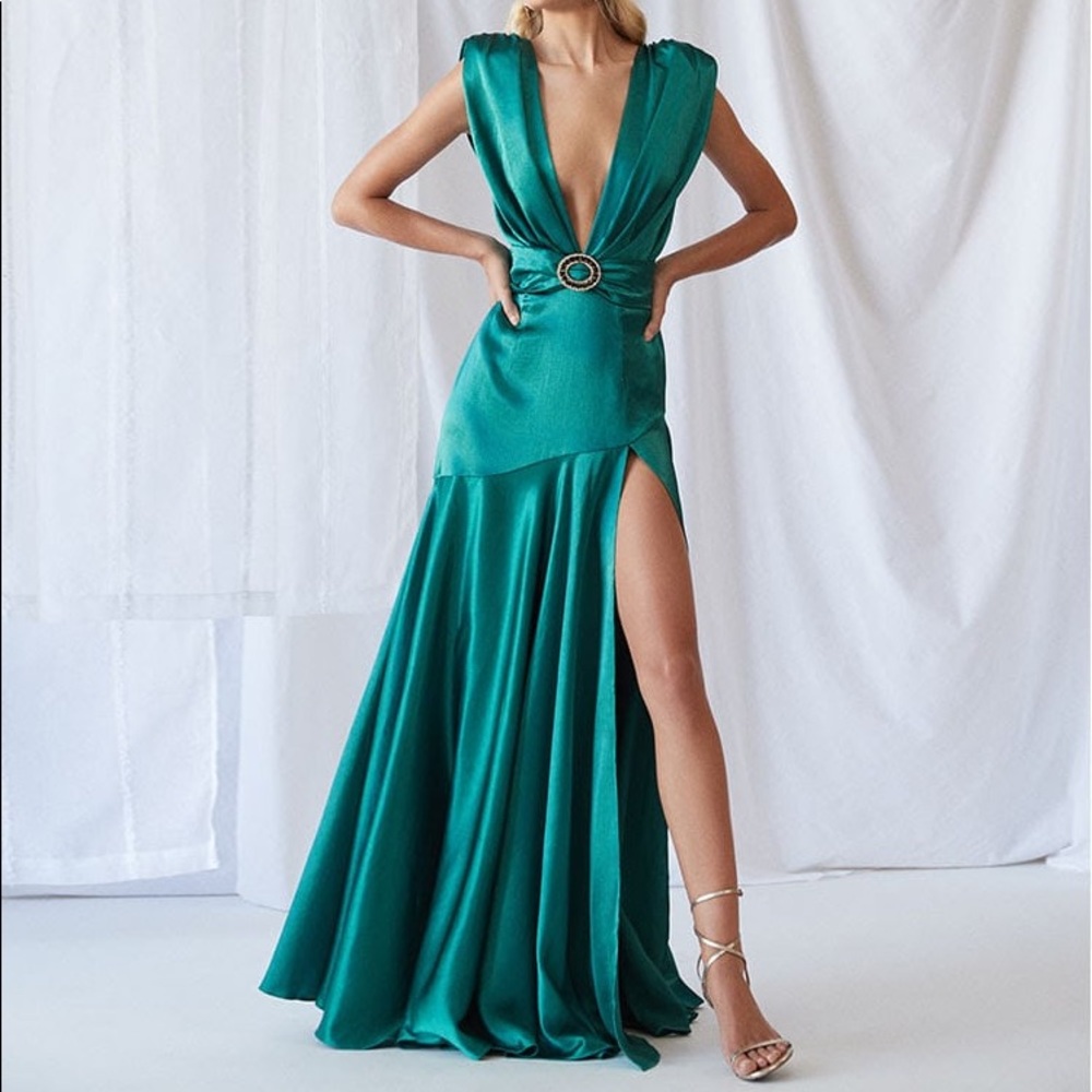 Bronx and Banco Romi Emerald Gown